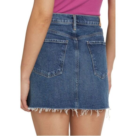 Citizens of Humanity Women's Mini Jean Skirt Plus Size 32W Blue Casual - Picture 3 of 10